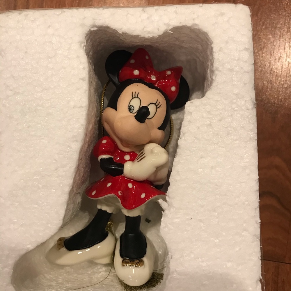 LENOX Minnie’s Polka Dot Dress Christmas Ornament